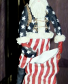 Civil War Santa Claus Figurine