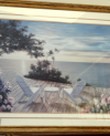Lithograph - Seaside Deck & Chairs