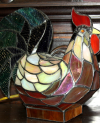 Rooster Stained Glass
